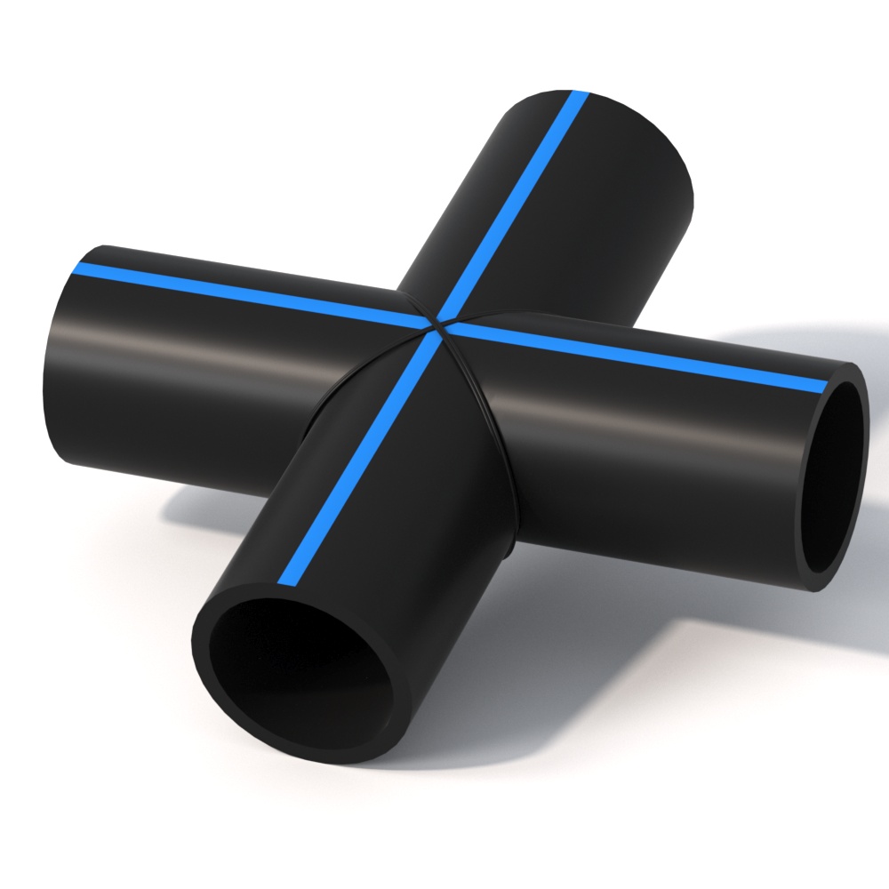 Детали соединительные сварные из полиэтилена для напорных трубопроводов по ТУ, крестовина сварная диаметром 450 мм .jpg Детали соединительные сварные из полиэтилена для напорных трубопроводов по ТУ, крестовина сварная диаметром 450 мм .jpg